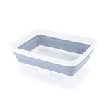 Minky Collapsible 8L Washing Up Bowl, Foldable Washing Up Basin, Space Saving Solution, Extra Strong, Sturdy & Tear Resistant, High Grade Thermoplastic