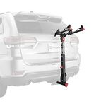 Allen Sports Deluxe+ Locking Quick Release 2-Bike Carrier for 1 1/4 in. and 2 in. Hitch, Model 820QR, Black