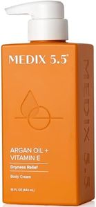 Medix 5.5 Argan Oil Cream With 24Kt Gold. Anti-Sagging Firming Cream To Reduce The Look Wrinkles, Cellulite, And Blemishes. 444mL (15 Oz)