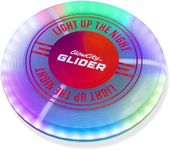 GlowCity Glider LED Glow-in-The-Dark Flying Disc – Bright, Rechargeable, Durable, Water-Resistant, 12 Color Modes, Perfect for Night-Time Play, Outdoor Fun, and a Great Gift for All Ages