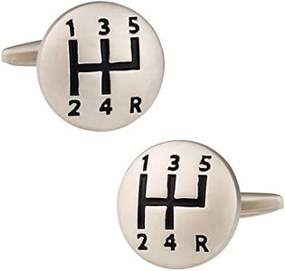 Cuff-Daddy 5-Speed Gear Shift Automotive Car Cufflinks with Presentation Box