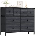 YITAHOME Dresser for Bedroom, Wide Fabric Dresser with 8 Drawers, Large Bedroom Dresser for Storage and Organization, Drawer Chest for Closet Living Room Hallway Office