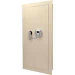 Barska Large Biometric Wall Safe, Beige, One Size (AX12408)