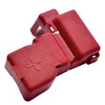 HAOTOM Positive Battery Terminal Post Cover Compatible For Nissan Sentra 2010-2019 Altima 2002-2006 Cube 2009-2014 Juke 2011-2017 Maxima 2004-2008 Rogue 2008-2015 Positive Cable Connector Cap Red