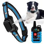 HOMELYLIFE Anti Bark Collars for Dogs Spray/Vibration/Sound Modes No Shock Dog Training Collar with Remote 1000ft Range for Small Medium Large Dogs