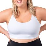 Leading Lady Sports Bra for Women - The Serena Wirefree Sports Bra - White