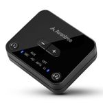 Avantree Audikast Plus - Bluetooth 5.3 Audio Transmitter for TV, Boosted Optical Volumes, aptX Low Latency & Adaptive, Qualcomm Chipset, 100ft Range, Dual Link - Compatible with Most Bluetooth Devices