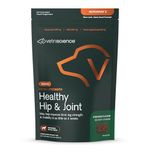 VETRISCIENCE Glycoflex Clinically Proven Hip and Joint Supplement with Glucosamine for Dogs, Chicken, 60 Chews - Vet Recommended Mobility Support Supplement with DMG, MSM, and Perna