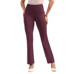 BlissClub The Ultimate Flare Pants- Tall | High-Waist| Foldable Waistband| 2 Pockets| Trousers for Women