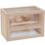 PawHut 2-Level Hamster Cage Mice an