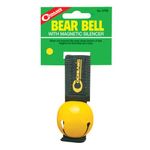 Coghlan's Bear Bell with Magnetic Silencer, Yellow