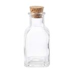 Darice Victoria Lynn Bottle Favors: Clear Glass with Cork Plugs, 1.5 x 3.5 Inches, Set of 18