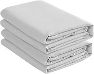 Micro Fiber 2 Twin XL Fitted Bed Sheets (2-Pack) 1800 Ultra Soft and Comfy - 15" Deep Pocket, 39" x 80" Great for Dorm Room, Hospital & Split King Dual Adjustable Beds (Twin XL, Light Gray)