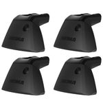Yakima Baseline Sleek Adjustable Roof Rack Towers with 165 Pound Maximum Load Capacity for Vehicles Without Roof Rails or Gutters, Black, Set of 4