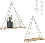 Hanging Shelves for Wall [Set of 2 