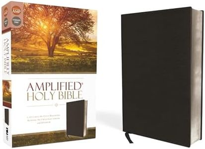 Amplified Holy Bible, Bonded Leather, Black: Captures the Full Meaning Behind the Original Greek and Hebrew