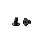 uxcell M2x3mm Phillips Screw Fastener Black 3.8mm Dia Screw Head for Laptop PC TV Fan Switch 50pcs