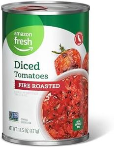 Amazon Fresh, Fire Roasted Diced Canned Tomatoes, 14.5 Oz (Previously Happy Belly, Packaging May Vary)