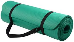 BalanceFrom Go Yoga All Purpose Anti-Tear Exercise Yoga Mat with Carrying Strap, Green (BFGY-AP6GR)