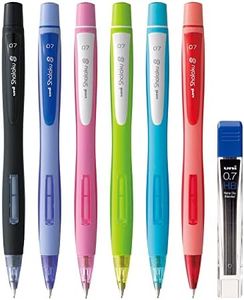 uni-ball Shalaku M7-228 0.7mm Mechanical Pencil With 0.7mm HB Lead | Pack of 6 (Body Color May Vary)