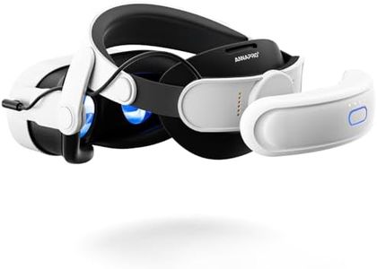 ANNAPRO A3 Max Battery Head Strap for Meta Quest 3S/Quest 3, 20W Fast Charging 10,800mAh Magnetic Battery, Ultimate Comfort & Extended Playtime Compatible with Quest 3S/3 Accessories