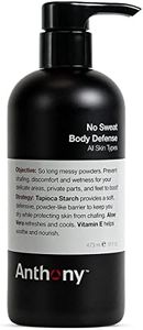 Anthony No Sweat Body Defense Deodorant for Men – Anti-Chafing, Anti-Itch Cream-to-Powder Lotion for Sweat and Body Odor Control – 16 Fl Oz