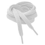 Kilter Flat Trainer Shoelaces - White - 90 cm - 36 inch (1 Pair)