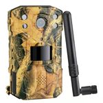 ORLOV 4G Trail Camera - High Resolution 2K Video, 14MP Images, No Glow Night Vision,Waterproof, Remote APP Access for Wildlife Monitoring, Home Security, Farm Outdoor Surveillance Wireless CCTV