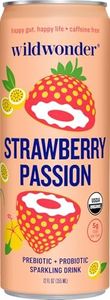 Wild Wonder Organic Strawberry Passion Sparkling Drink, 12 Fz