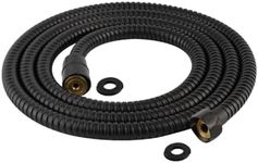 Hibbent All Metal Shower Hose,90 Inch Stainless Steel Extra Long Shower Hose Replacement, Anti-Twist Handheld Shower Head Hose Extension,Shower Hose Extender,Oil Rubbed Bronze
