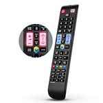 YOSUN Universal Remote Control for All Samsung TV Remote, Samsung Smart TV Remote, All Samsung LCD LED QLED SUHD UHD HDTV Curved Plasma 4K 3D Smart TVs