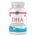 Nordic Naturals DHA Omega-3 - Brain Support Supplement, Strawberry Flavored, 90 Count