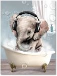 Funny Bathroom Wall Decor Art for E