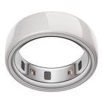 Oura Ring 4 - Ceramic Cloud - Size 9 - Smartring | Non-Standard Fit – Measure with Compatible Size Kit | Sleep, Heart Rate and Fitness Tracking Wearable | 8-Day Battery, iOS/Android Supported