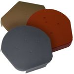 1 x Grey Domed Apex End Cap - Dry Verge Unit Gable Roof Mortar Free - Choice of Colour and Style