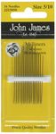 Colonial Needle 16 Count John James Milliners/Straw Assorted Needles, Size 5/10