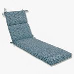 Pillow Perfect Herringbone Ink Blue Chaise Lounge Cushion, 1 Count (Pack of 1)