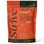 Strive Fertilizer Part A Package - Veg + Bloom General Hydroponic Nutrients - Premium Indoor, Outdoor and Soil Growing Plant Food - Enhancer - Booster for Vegetables, Succulents, Flowers & More