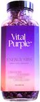 Vital Purple High Flavanol Cocoa Energy Nibs 10z | 100% Raw | 28 Servings | 1 Month Supply | Purple Cacao