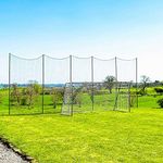 FORZA Stop That Ball™ - Socketed Ball Stop Net and Post System – Multi-Sport Ball Stop Netting System for the Garden, School or Sports Clubs (10ft)