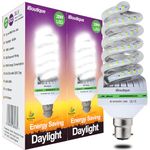 iBoutique 30W Bayonet (B22) Energy Saving Light Bulb Equivalent Output 150 Watts (2-Pack) for SAD Sufferers, Snooker, Pool, Hobbies, Crafts, Photography, 30 W, Daylight White