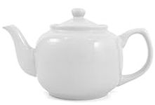 White Classic 2 Cup Ceramic Teapot 