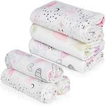 Baby Muslin Swaddle Blankets for Boys and Girls 47”x47'' 3 Pack, Silky Soft, Breathable, Lightweight, Unisex & Comfy Swaddling Covers for Nursing, Play Mat, Car Seat Canopy, Stroller Or Changing Pad