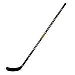 Franklin Sports Street Hockey Sticks - Power X Junior Street Hockey Stick - Wood and Fiberglass Shaft - ABS Blade - One Piece Stick - 58" Left Handed