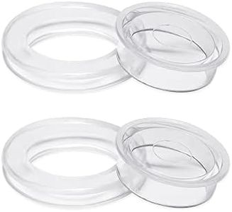 TUNAMAQU Umbrella Hole Ring Plug Set, Table hole cover, Umbrella table ring, for Tempered Glass Outdoors Table (Pack of 2)