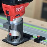 ToolCurve Guide Rail Adapter Compatible with Milwaukee Router