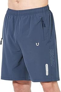 NORTHYARD Men's Athletic Running Shorts Quick Dry Workout Shorts 7"/ 5"/ 9" Lightweight Sports Gym Basketball Shorts Hiking Exercise FEDERALBLUE 3XL