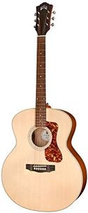 Guild Guitars F-240E Acoustic-Electric Jumbo Guitar, Natural, Westerly Collection