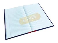 LRS Ruled Register - Horizontal Line - 80 GSM Thick Paper - 34 * 21 cm - Full Cloth Hard Bound - 250 Pages (Front/Back)