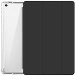 DuraSafe Cases for iPad Air 5th 2022 Air 4th 2020 Gen [iPad Air 4 Air 5 ] 10.9 Inch A2588 A2316 MM6R3HN/A MM6T3HN/A MYHX2HN/A Durable Clear Back TPU Silicone Back Printed Case Pencil Holder - Black